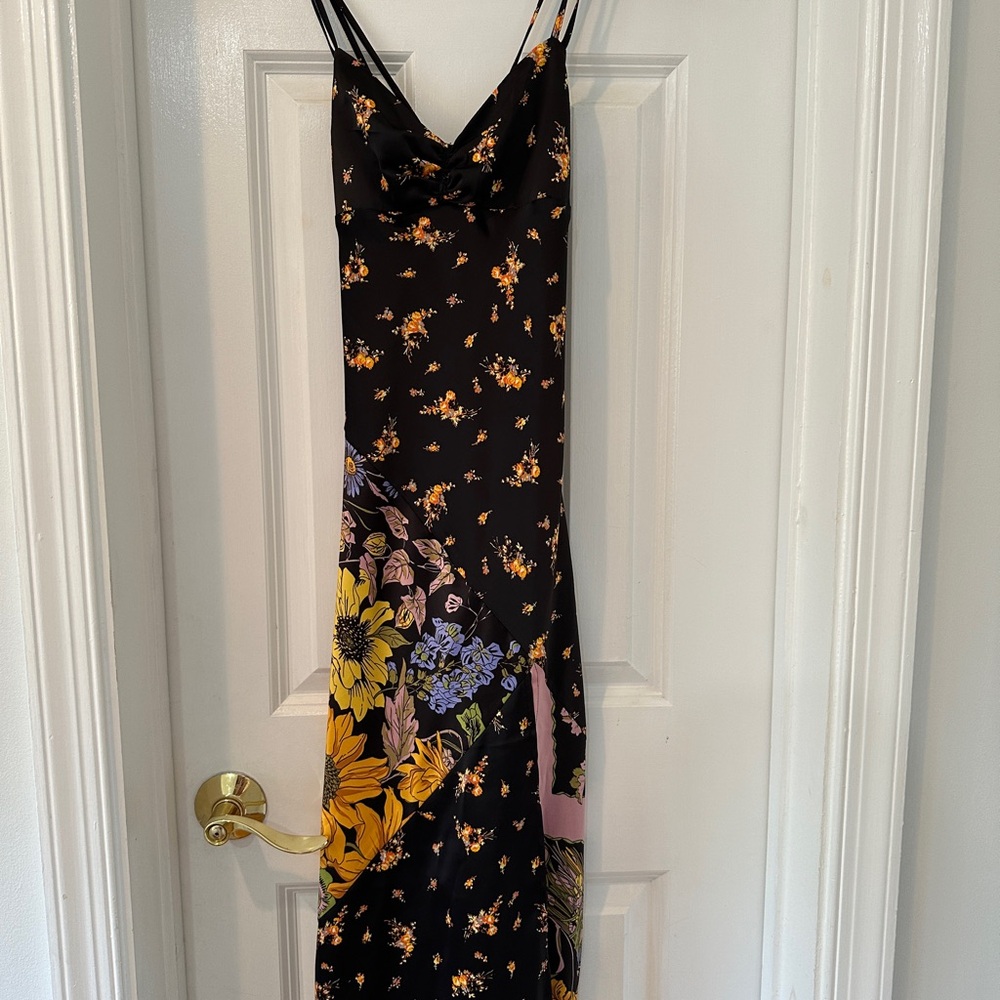 Urban Outfitters Floral Black Dress